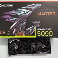 [Gigabyte] AORUS RTX5090 MASTER Super Black Carving Radiator DIY Figure Ornament Assembly