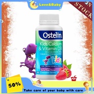 secure ♙Expiry Date 072026 Ostelin 儿童钙 Kids Calcium  Vitamin D3 Vitamin D ( 90 Tablets ) (Made In Australia)✫