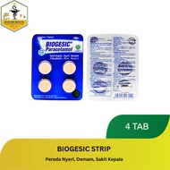Biogesic 1 Striptablet - Pain Relief, Fever, Headache (4 tablet)