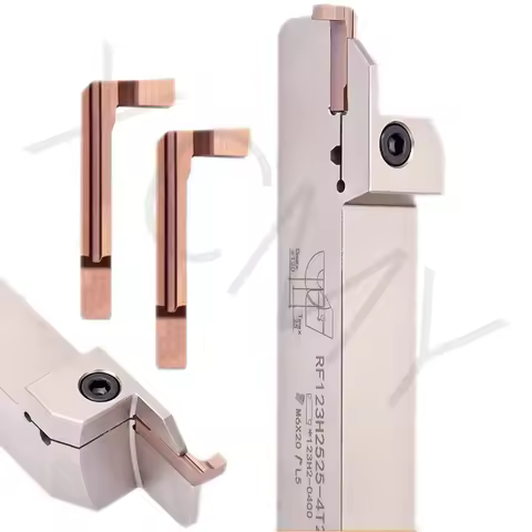 RF123 LF123 1mm 1.5mm 2mm R1.0 R1.25 7-shaped end face slotting and outer circle slotting holder 7R1