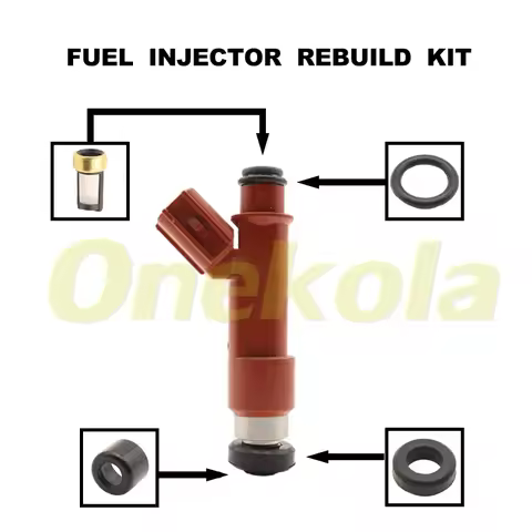 Fuel Injector Seal O-Ring Kit Seals Filters for Toyota YARIS NCP90 NCP92 2NZFE 1.3L 23250-21060 2320
