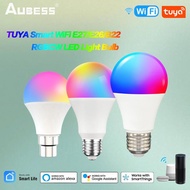 15E/9W TUYA Smart WiFi Magic E27/E26/B22 RGBW LED Light Bulb Lightbulbs Google HomeALEXA 100-240V Di
