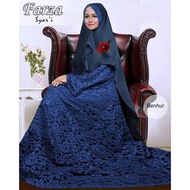 Terbaru Gamis Syari Brukat Farza Benhur / Gaun Pesta Muslim / Gamis