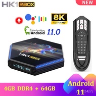 HK1 RBOX R2 DDR4 Smart TV Box Android 11 4GB RAM 64GB 32GB RK3566 2.4G&amp;5Ghz WiFi 1000M BT 4K 8K TVBOX Set Top Box Media