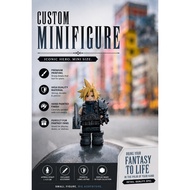 LEGO minifigure FINAL FANTASY VII FF7 FFVII Cloud Strife REBIRTH REMAKE