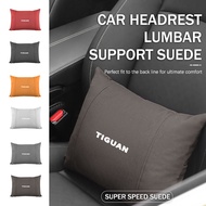 Suede Seat Cushion Lumbar Support Memory Foam  For Volkswagen Golf Jetta Passat mk4 mk5 mk6 CC B5 B6 B7 Golf
