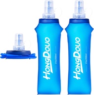 2 Packs Soft Flask 17oz/500ml TPU Collapsible Soft Water Bottle for Hydration Pack Running Vest BPA-
