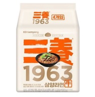 預訂 - 韓國 Samyang 三養 1963 濃郁牛肉風味 高湯拉麵 4包/袋｜Beef Tallow Instant Noodles
