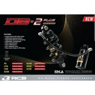 100% ORIGINAL RCB DB- 2 LINE DB2 LINE ADJUSTABLE MONOSHOCK WITH GAS TANK Y15 Y16 208MM BLACK GOLD MO