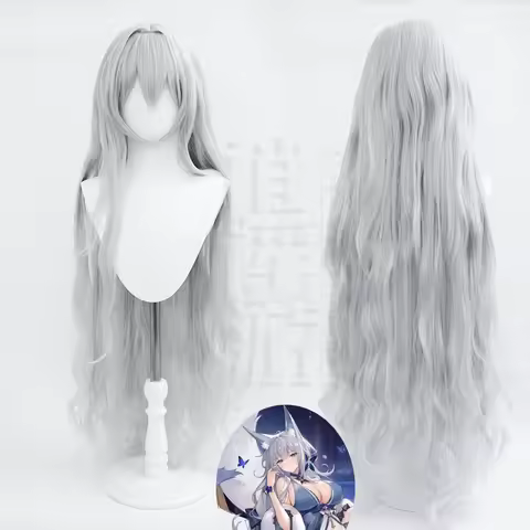 Shinano Cosplay Wig Game Azur Lane Women Heat Resistant Synthetic Gray Cosplay Wig Shinano Cosplay 1