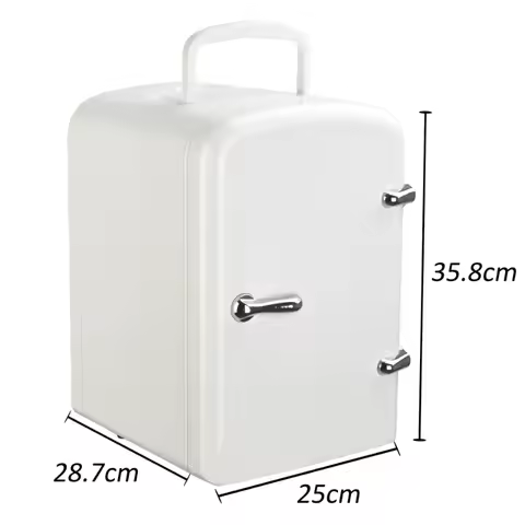 Skincare Cosmetic 6L Retro Mini Fridge Wine Beverage