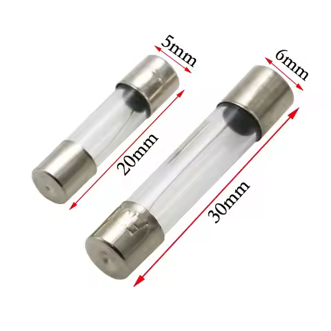 5*20mm 6*30mm Fast Blow Glass Tube Fuses 5x20 6x30mm 250V 0.5A 1A 2 3 3.15 4 5A 6A 6.3A 7A 8A 10A 12