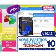 [INSTANT] AOMEI Partition Assistant 10 🔥 v10.12.1 Partition Manager Software | Technician | For Wind