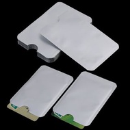 空白鋁箔防消磁銀行卡套RFID屏蔽袋NFC防盜刷身份證套/1ps