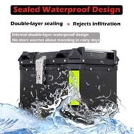 p Motorcycle Box Large-Capacity Trunk Waterproof Top Box For Motocycle ABS Tool Helmet Box 36L/45L