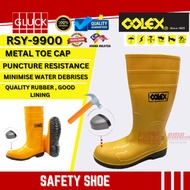 Colex RSY-9900 Safety Shoes Gumboot Rubber Boot Steel Toe | Kasut Getah Kuning Kepala & Tapak Besi