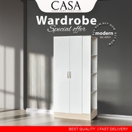 1 Door Wardrobe / Almari Baju / Almari Pakaian / Almari Murah / Almari Besar / Kabinet Pakaian / Bed