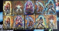 龍珠閃卡Dragon Ball 遊戲卡金En一套10張