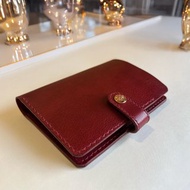 【好評追加】Florian 皮革護照夾/護照套/植鞣革 -酒紅色/英倫藍