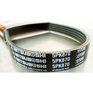 SUBARU IMPREZA ( 5PK870) FAN BELT MITSUBOSHI ORIGINAL ( MADE IN JAPAN )