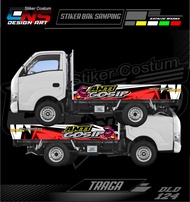 Stiker Bak Samping Pick Up Traga Stiker Vinyl Custom Stiker Variasi All Pick Up Carry / T120ss / Gra