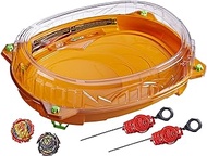 BEYBLADE TAKARA TOMY Burst QuadDrive Cosmic Vector Battle Set - Battle Game Set with Beystadium, 2 Battling Top Toys and 2 Launchers for Ages 8 and Up