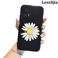 Phone cover Motorola Moto G96 Back case Fashionable cartoon chrysanthemum Stand dustproof smooth For