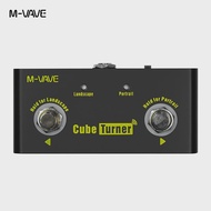 M-VAVE Cube Turner ไร้สาย Page Turner Pedal ชาร์จเพลงแผ่นรองรับการเชื่อมต่อ Looper ใช้งานร่วมกับกีตา