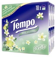 Tempo - (水梨花味) (1袋共18包) Tempo 四層迷你便攜紙巾