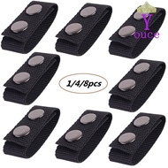 YOUCE 1/4/8Pcs Belt Keeper  Double Snaps Sports Heavy Duty