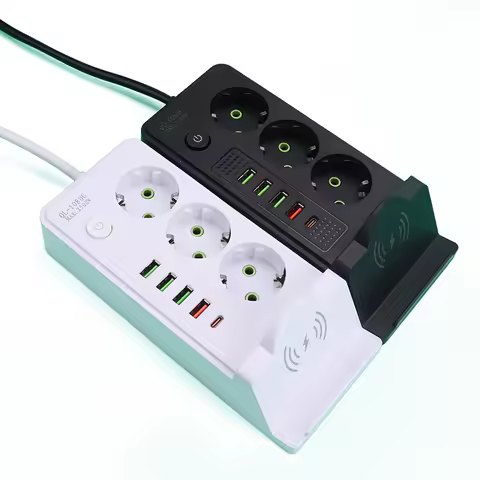 Professional charging options use a Universal Serial Bus power outlet extension with office multi-ou