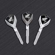 Motorcycle key blank metal keychain for Honda Goldwing GL1500 GL1800 F6B RUNE