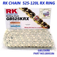 RK TAKASAGO CHAIN 525-120L RX-RING GOLD