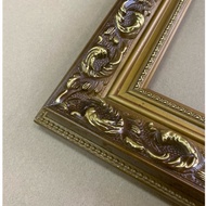 frame wood frame Gold Flower 12x16  /10x12 /11x14/10x15(Made in Malaysia)