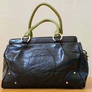 (PRELOVED) Vintage ESQUIRE HAND BAG - GENUINE LEATHER