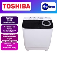 Toshiba Semi Auto Washing Machine 7.5kg 8.5kg VH-H85MM Mesin Basuh Separuh Automatik Toshiba 7.5kg 8