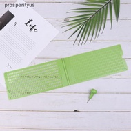 [Prs] 1Set 9 Lines 30 Cells Practical School Plastic Braille Portable Writing Slate With Stylus [DDD