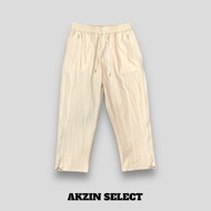 AKZIN Functional Zipper Straight Trousers