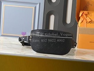 紫鑽🌟誠信商家🌟💜全新LOUIS VUITTON LV Discovery Bumbag 黑色 Monogram Empreinte 皮革 腰包手袋 包包