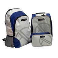 Alain Delon Gym Sport Backpack + Shoe Bag + Toiletry Bag