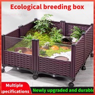 Turtle Breeding Box Semi-Aquatic Ecological Landscaping Tank Household Turtle Habitat Box