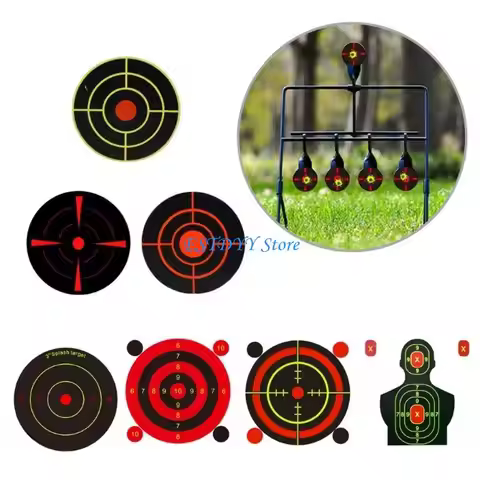 G6DE Self-Adhesive Splatter Targets Zone Targets Paper Stickers