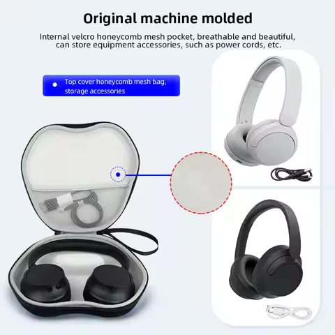 Headphone Protection Storage Bag Anti Scratch Headphone Storage Bag Shockproof Accessories for SONY