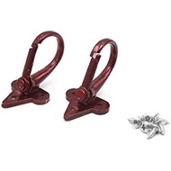 Hanger 2Pcs Mount d9f 93b Hook Ruilogod c76 Bag Motorcycle (id: Fixation Red Holder 1e1 876 Screw