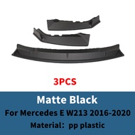 กันชนหน้า Lip Chin Facelift Protector Splitter สำหรับ Mercedes Benz E W213 C238 2016 2017 2018 2019