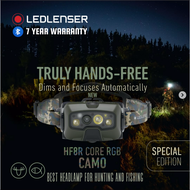 LEDLENSER HF8R CORE RGB BLUETOOTH HEADLAMP 900lm Boost 1600lm Rechargeable  Red Blue Green Beam
