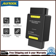 AUTOOL OBD Power Supply 24V to 12V Adapter Input Voltage 24V to Output Voltage 12V OBD Adapter Conne