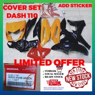 HONDA WAVE DASH /DASH 110 /DASH 110 (V1) COVER SET 100% ORIGINAL  WITH STICKER HONDA,ADA STICKER