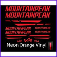 ❂ ◄ MOUNTAINPEAK FRAME DECALS FOR MTB