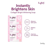 K GLOW Collagen Bright Whitening Soap (3x60g)